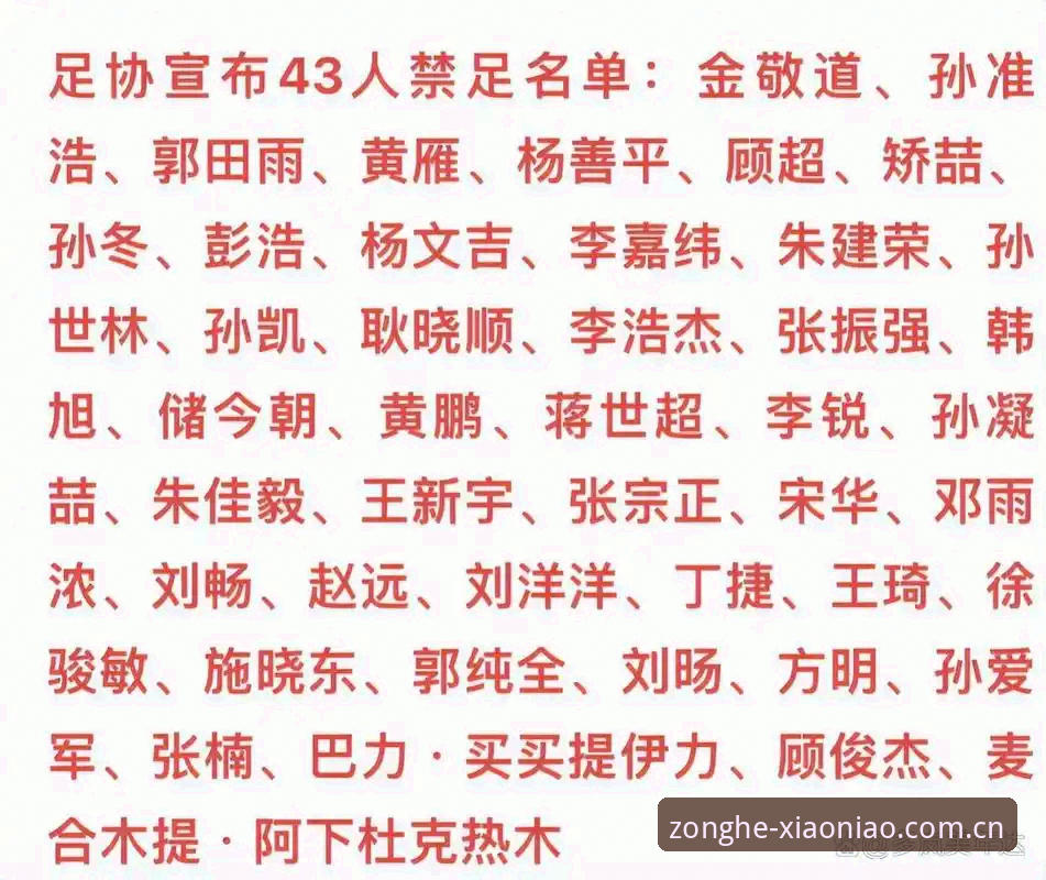 小鸟体育服务 中国足协第三批禁足名单全面解析:17人终身禁赛背后的行业乱象与治理升级